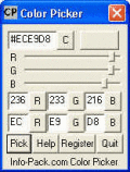 Screenshot of Info-Pack.com Color Picker 1.01