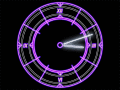 Screenshot of Luminescent Clock ScreenSaver 2.5