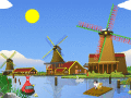 A graceful dance of windmills on your screen