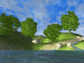 Screenshot of Forest Lake 3D Screensaver 1.01.2