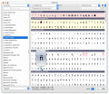 Type special characters, explore fonts