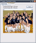 Screenshot of Simply Thumbnail Creator 2.0.0.0