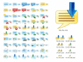 A great set of Vista-style messenger icons!