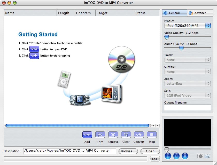 free convert mp4 to dvd video format