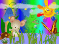 Screenshot of Mouse Clock ScreenSaver 2.3