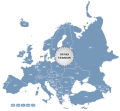 Europe Flash Map Locator for websites