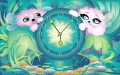 Screenshot of Alien Pet's Clock ScreenSaver 2.3