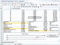 Statistical analysis program and spreadsheet.