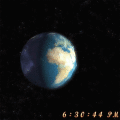 Screenshot of Free 3D Earth Screensaver 1.1
