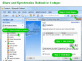 Screenshot of ShareContacts for Outlook 3.50
