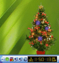 Display a Christmas tree on your desktop.