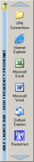 Screenshot of Able Launch Bar 3.8.3