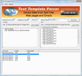 Screenshot of Text Template Parser 1.8