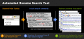 Resume search tool for search engines