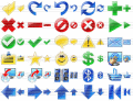 Royalty-free toolbar icons