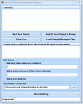 Split text or HTML files into smaller files.