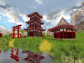 Screenshot of Japanese Garden 3D Screensaver 1.3