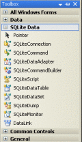 Screenshot of DotConnect for SQLite 5.9