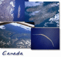satellite-eye views of Canada