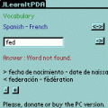JLearnItPDA is a multilingual dictionary.