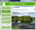 Screenshot of Royce PDF Printer 3.0