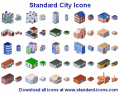 City infrastructure icons for Web and print