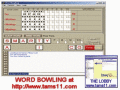 Screenshot of Tams11 WordBowling 1.0.8.15