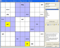 Print and solve word sudoku to learn English