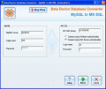 Screenshot of MySQL To MS SQL Conversion Software 2.0.1.5