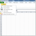 Extract samples from a block of Excel cells.