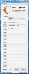 Screenshot of Multi Clipboard 1.00148