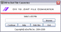 Screenshot of DII to DAT File Converter 1.0