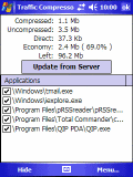 Screenshot of DeSofto Traffic Compressor for Windows Mobile 2.1