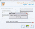 Screenshot of MySQL Database To MSSQL Converter Ex 2.0.1.5