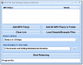 Screenshot of MP3 File Size (Bitrate) Reduce Software 7.0