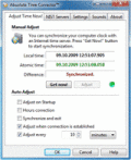 Synchronize computer clock with Atomic Clock.