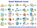 Collection of network-related icons