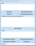 Extract metadata from one or more files.