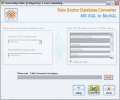 Screenshot of MSSQL DB to MySQL Migrator 2.0.1.5