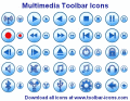 Screenshot of Multimedia Toolbar Icons 2009.1