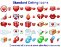 Ready-made icons for online dating sites