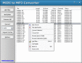 Screenshot of HooTech MIDI to MP3 Converter 2.54.795