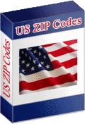 US Zip codes with longitude and latitude.