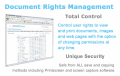 Total control for Document Rights Management