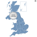 Screenshot of Click-and-Drag Map of UK regions 1.0