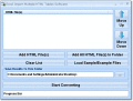 Import one or more HTML tables into Excel.