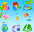 Screenshot of Vector Travel Icons 1.0