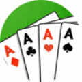 Remove all the cards until only aces are left