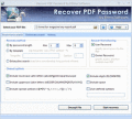 Screenshot of Recover PDF Password 3.0