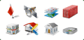 Icons set for various mapping applications